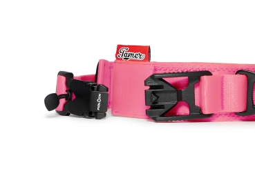 Preview: Halsband Fidlock®-Magnetverschluss mit Griff - pink